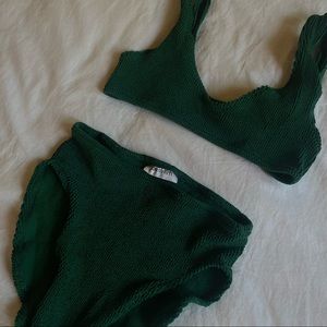 Youswim Eva High Waist Two-Piece in Forest